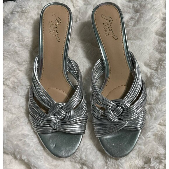 jewel badgley mischka mia twisted leather mule 8 - Picture 10 of 12